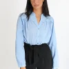 KOOKAÏ BLOUSE CHEMISE CLEO Bleu New