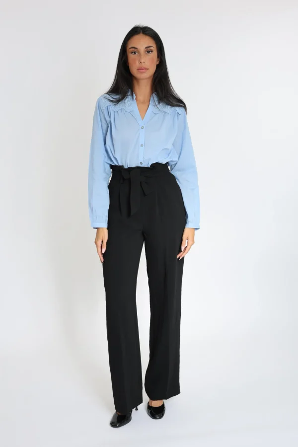 KOOKAÏ BLOUSE CHEMISE CLEO Bleu New