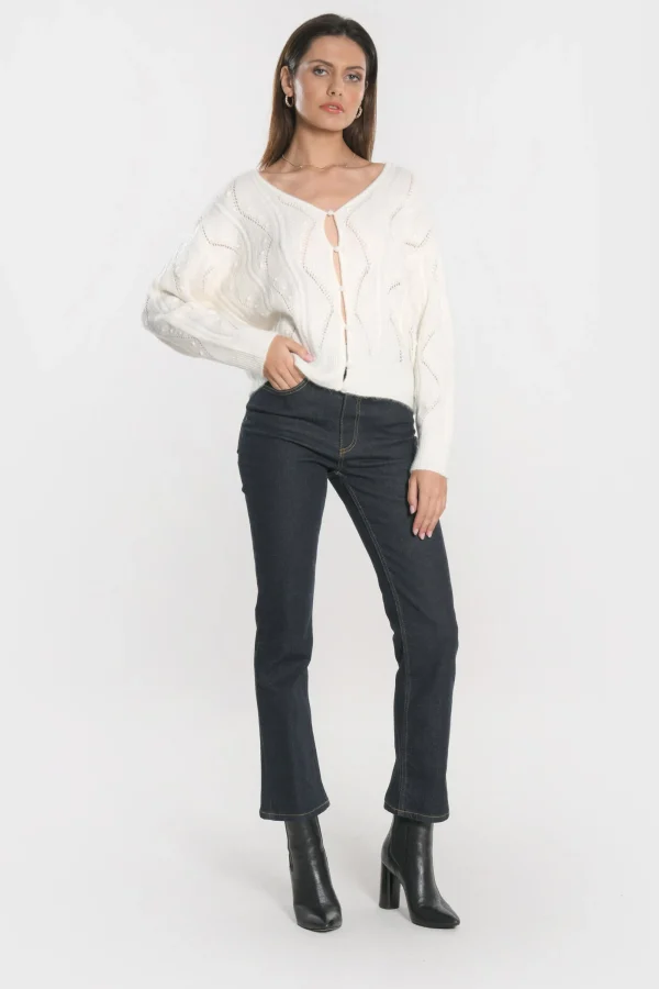 KOOKAÏ CARDIGAN MONICA Ecru New