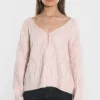 KOOKAÏ CARDIGAN MONICA ROSE PALE Rosepale Outlet