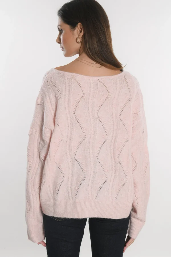 KOOKAÏ CARDIGAN MONICA ROSE PALE Rosepale Outlet