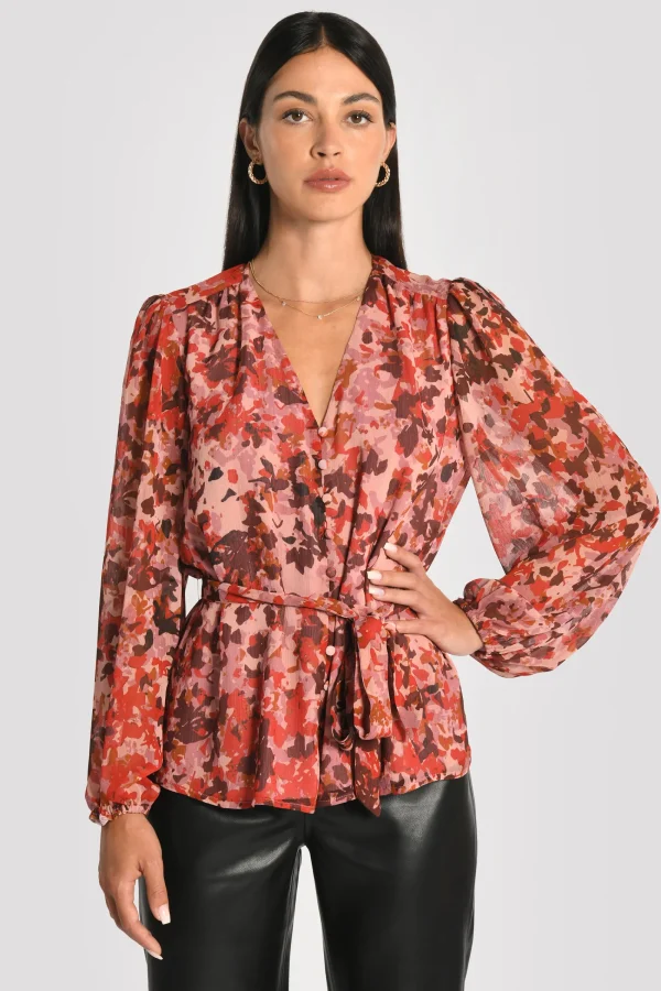 KOOKAÏ CHEMISE CONSTANCE MULTI BORDEAUX Multibordeaux Shop