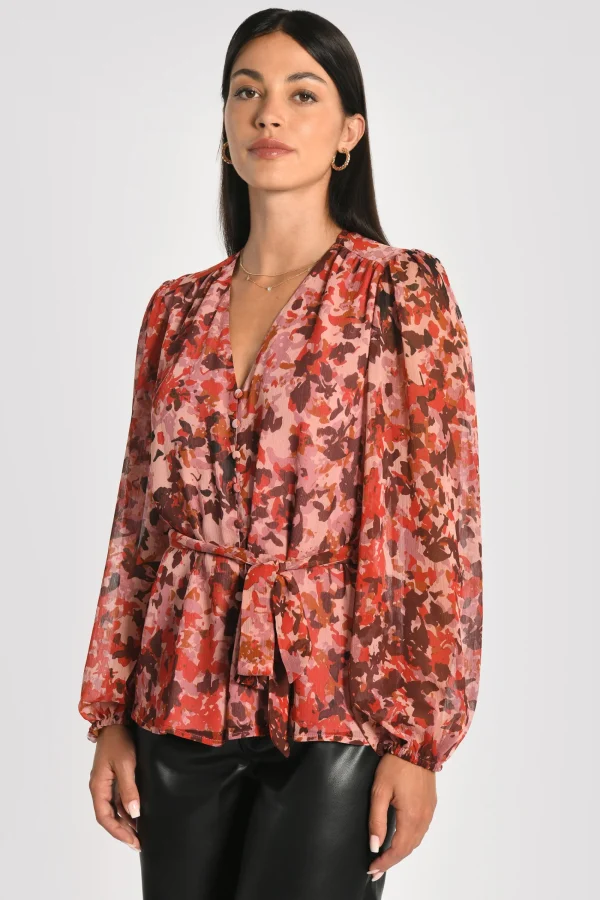 KOOKAÏ CHEMISE CONSTANCE MULTI BORDEAUX Multibordeaux Shop