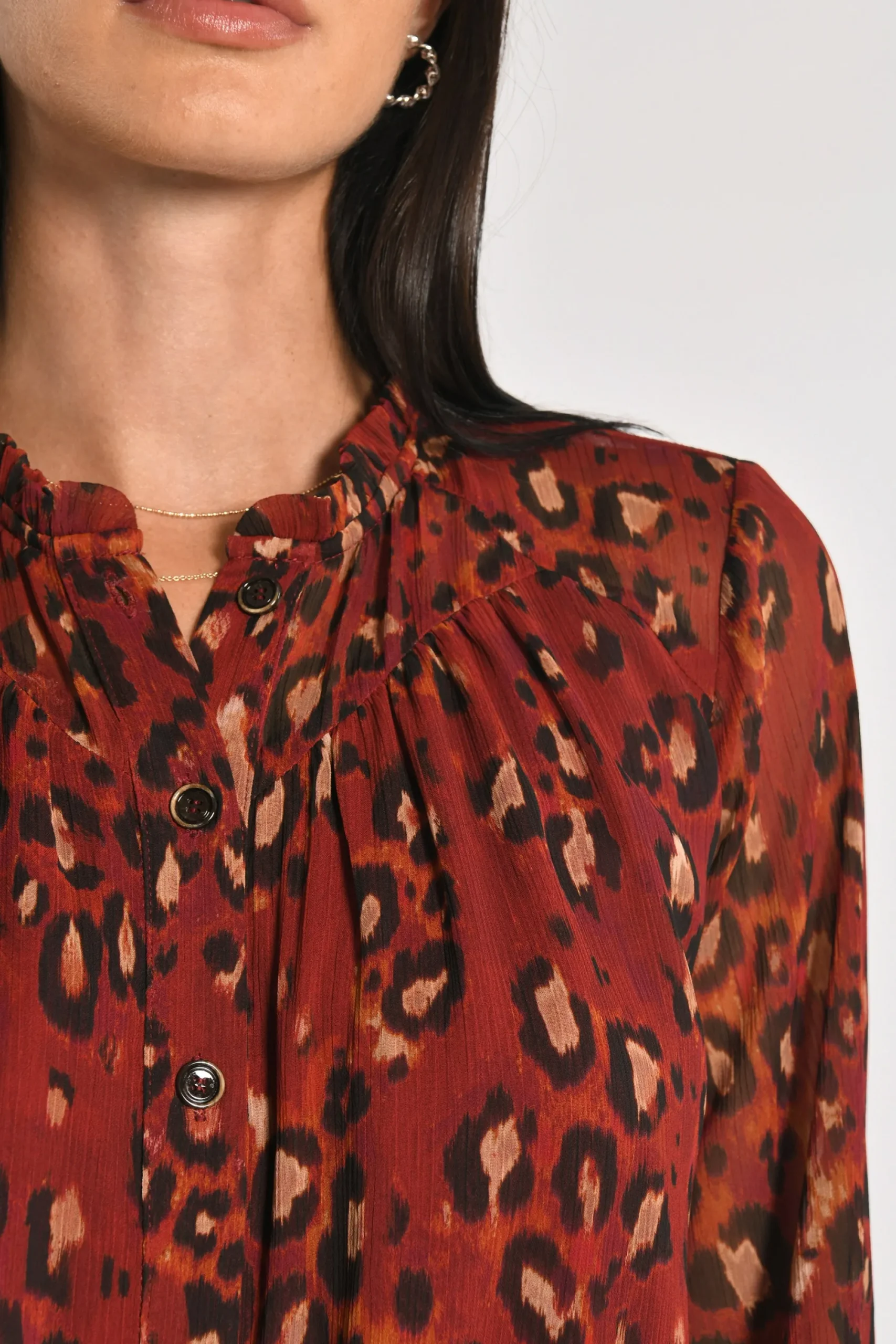 chemise_lopard_mina_borde_4.webp KOOKAÏ CHEMISE LÉOPARD MINA Bordeaux Cheap