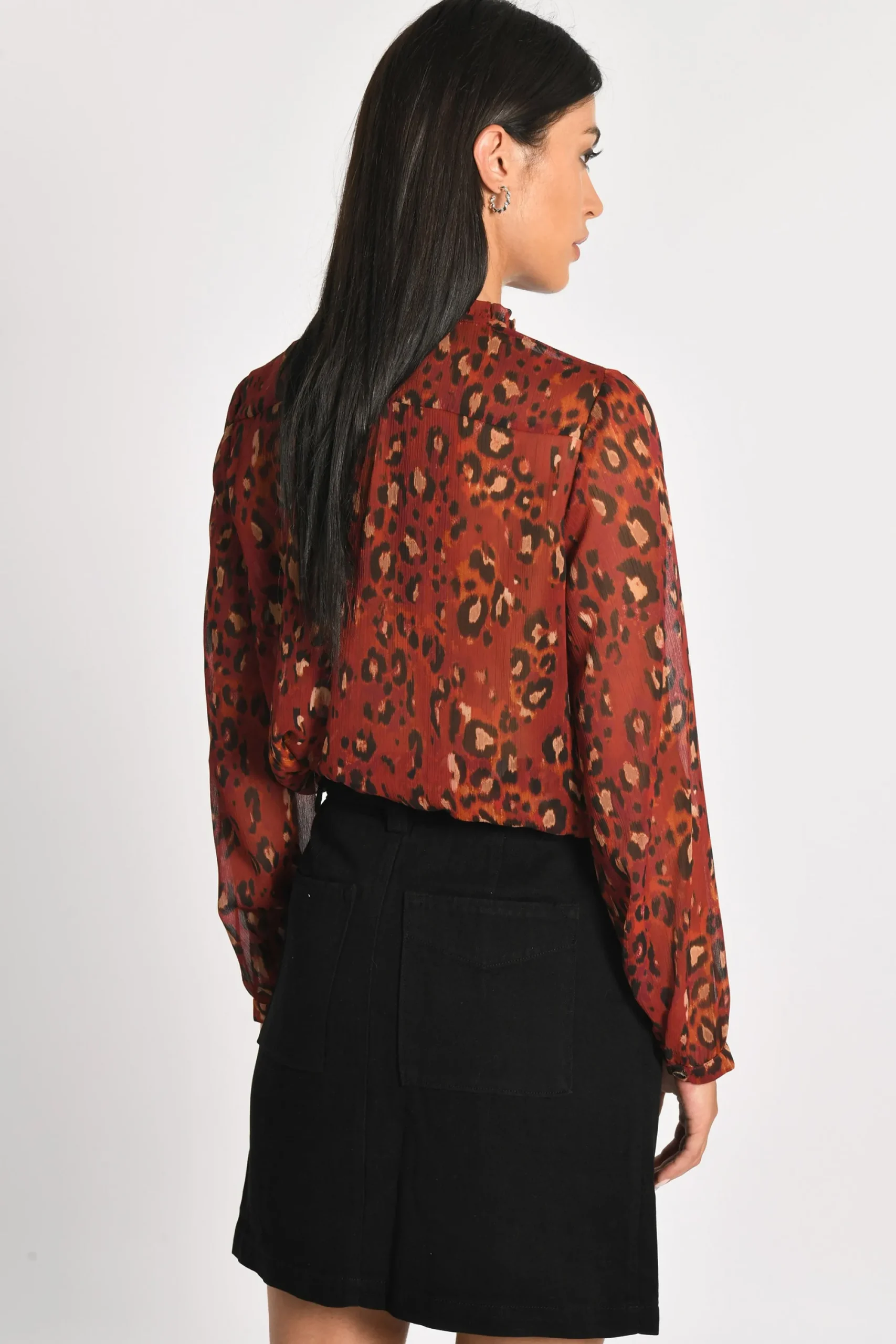 chemise_lopard_mina_borde_5.webp KOOKAÏ CHEMISE LÉOPARD MINA Bordeaux Cheap