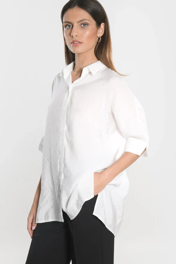 KOOKAÏ CHEMISE OVERSIZE LILOU OFF WHITE Offwhite Online