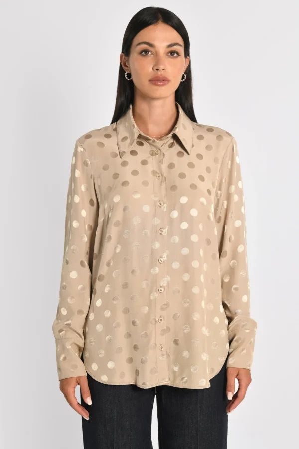KOOKAÏ CHEMISE OVERSIZED POIS BELLA Champagne Online