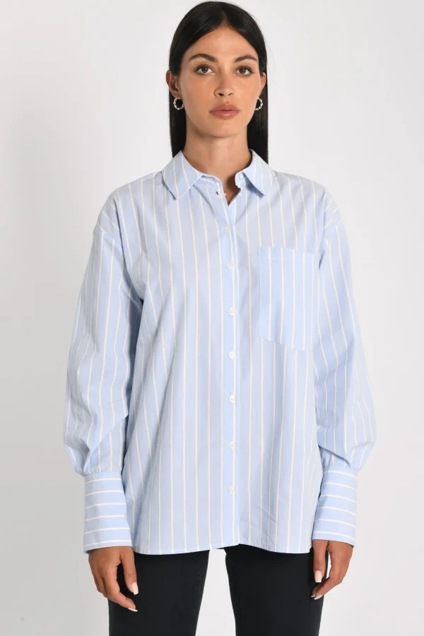 KOOKAÏ CHEMISE RAYURES DANDY ERIN Bleu/blanc Best