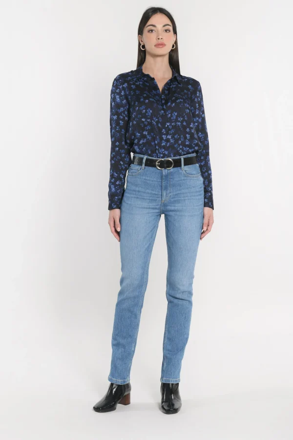 KOOKAÏ CHEMISIER BLOUSE CAMILLE Marine Flash Sale