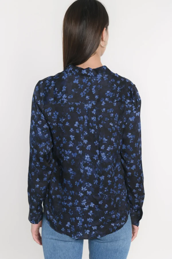 KOOKAÏ CHEMISIER BLOUSE CAMILLE Marine Flash Sale