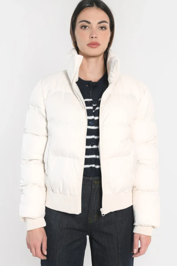 KOOKAÏ DOUDOUNE COURTE KAREN Ecru Outlet