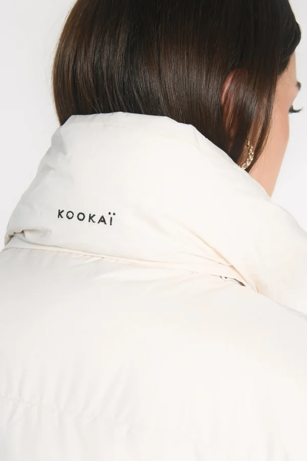 KOOKAÏ DOUDOUNE COURTE KAREN Ecru Outlet