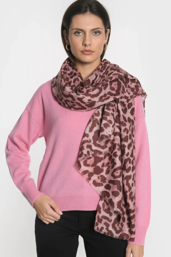 KOOKAÏ FOULARD ROMIE - ROSE Boisderose Flash Sale