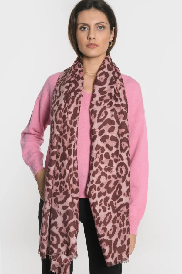 KOOKAÏ FOULARD ROMIE - ROSE Boisderose Flash Sale