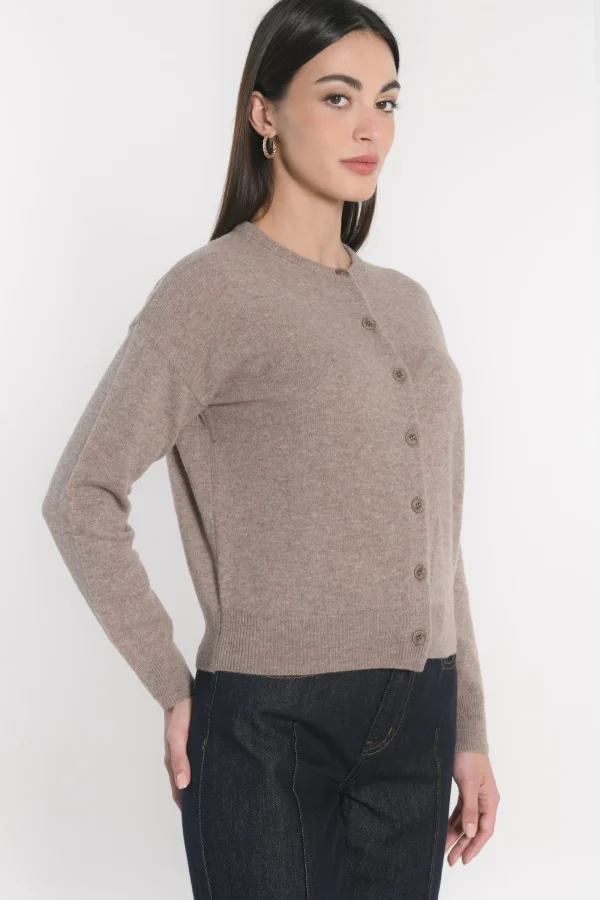 KOOKAÏ GILET ANITA BEIGE CHINÉ Beigechine Best Sale