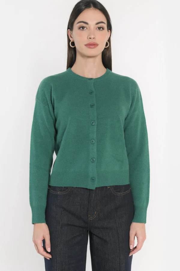 KOOKAÏ GILET ANITA Green Cheap