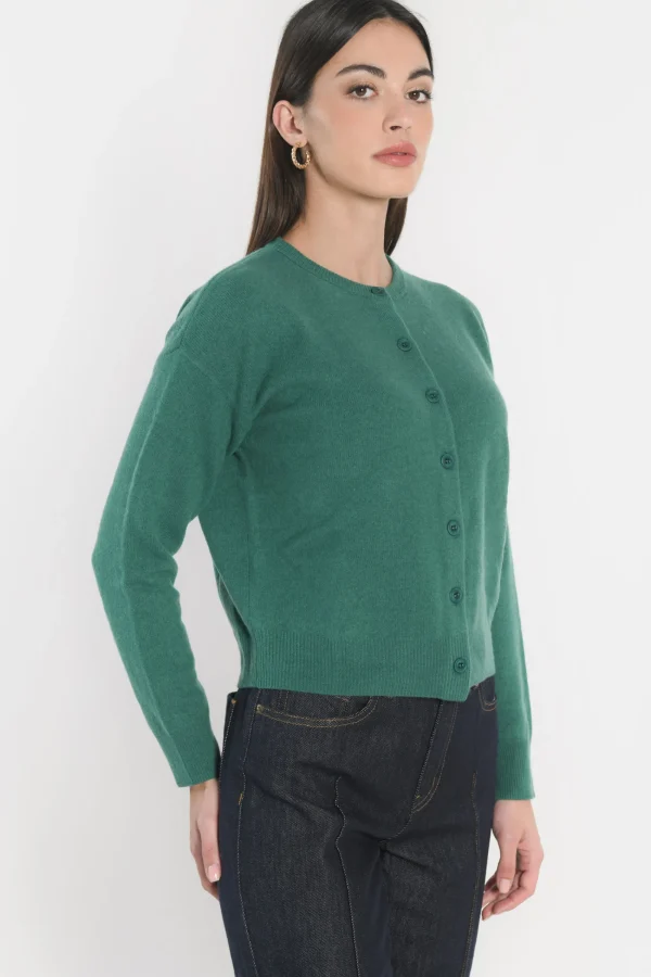 KOOKAÏ GILET ANITA Green Cheap