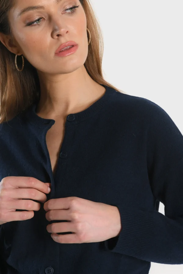 KOOKAÏ GILET ANITA Navy Flash Sale