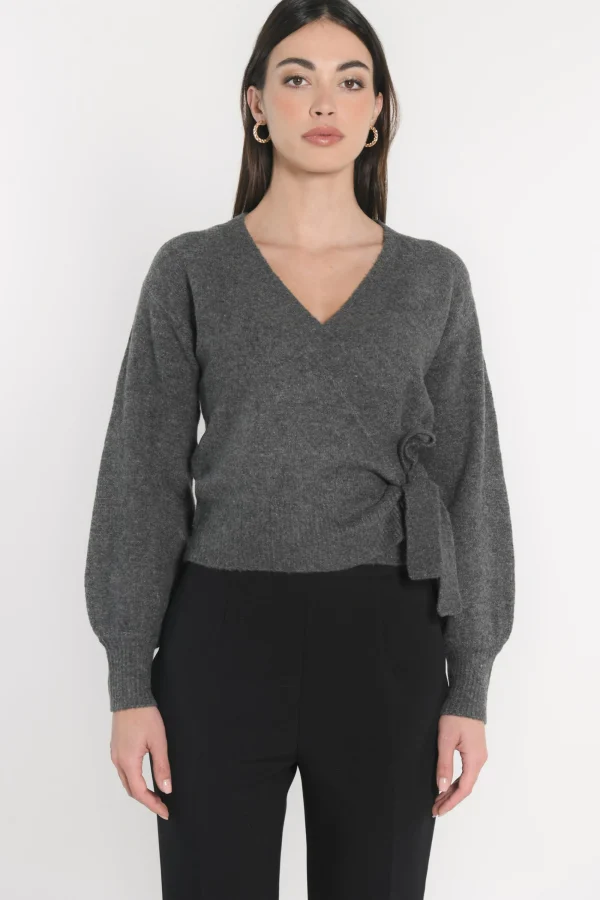 KOOKAÏ GILET CACHE COEUR CONNIE Anthracite Hot