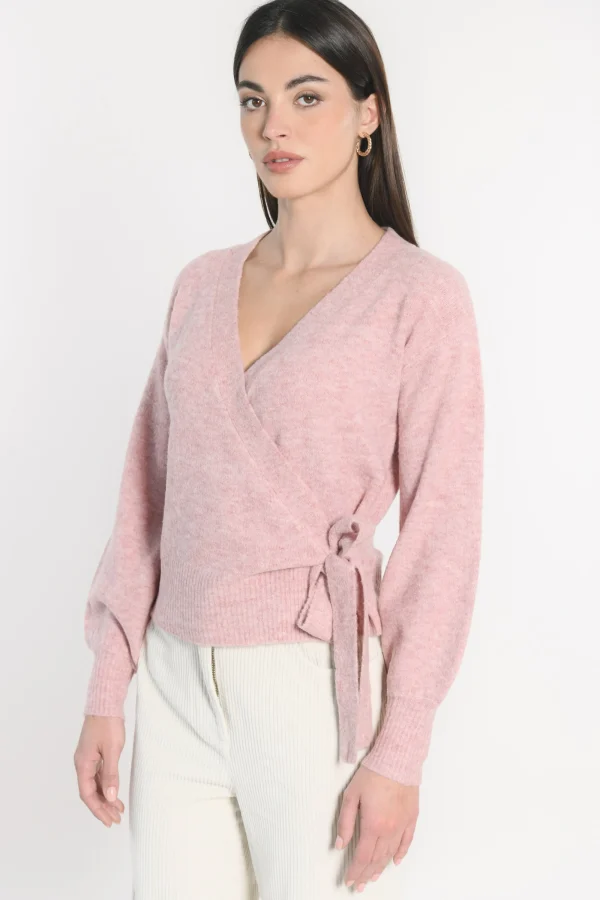 KOOKAÏ GILET CACHE COEUR CONNIE Rose Store