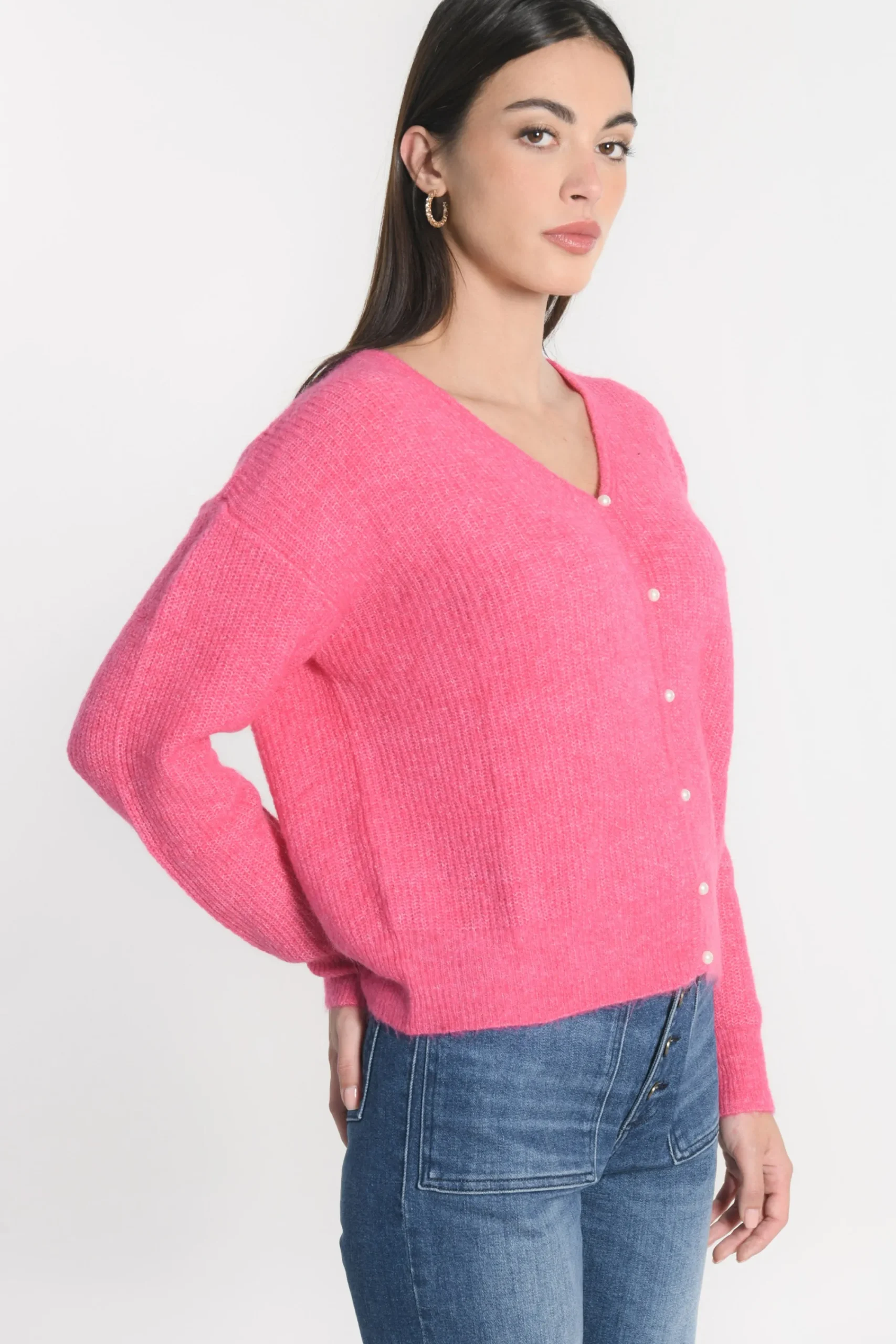 gilet_court_solange_fushi_1.webp KOOKAÏ GILET COURT SOLANGE Fushia Shop