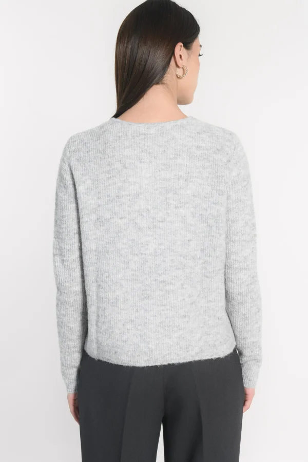 KOOKAÏ GILET DANNA GRIS CHINÉ Grischine New