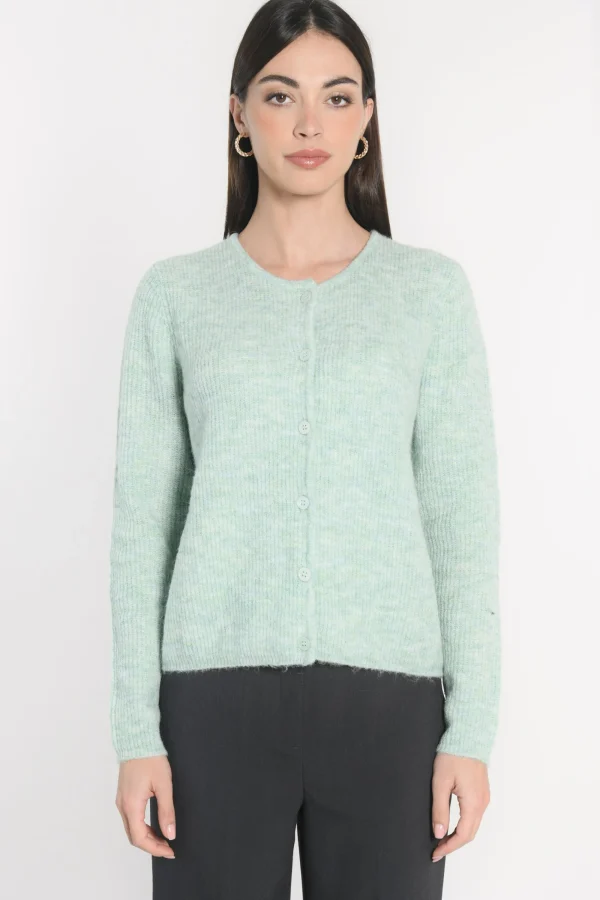 KOOKAÏ GILET DANNA VERT AMANDE Vertamande Online