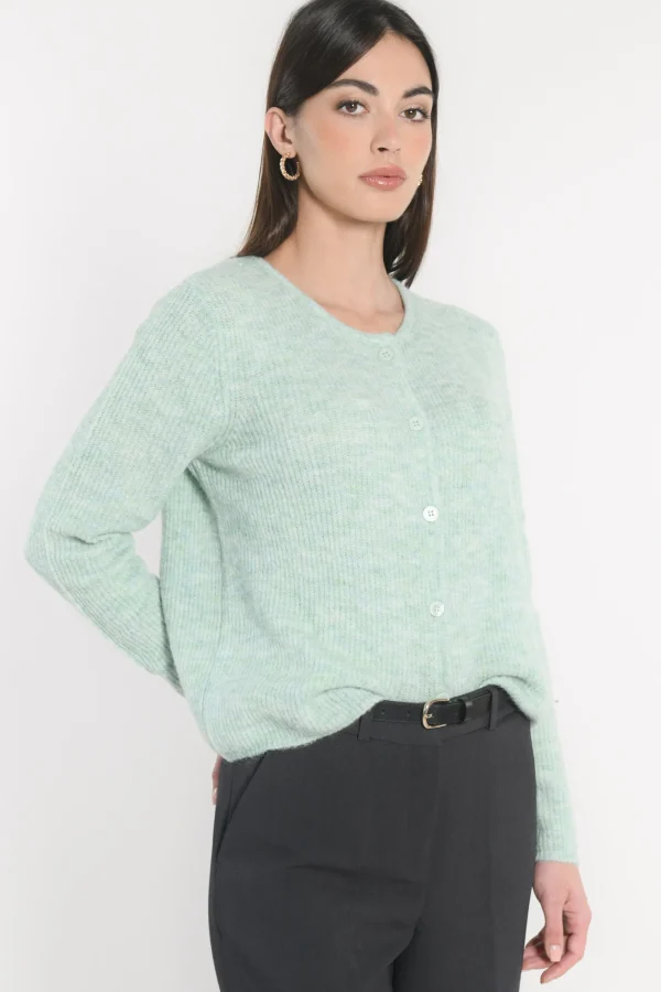 KOOKAÏ GILET DANNA VERT AMANDE Vertamande Online