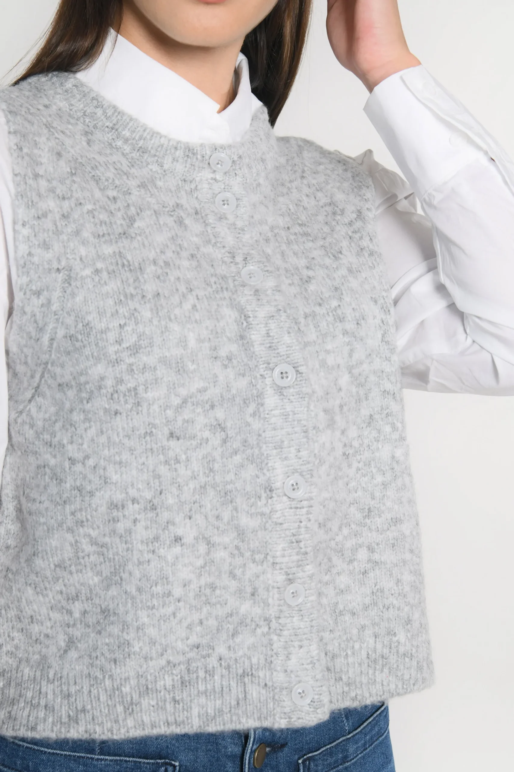 gilet_joana_gris_chin_3.webp KOOKAÏ GILET JOANA GRIS CHINÉ Grischine Cheap