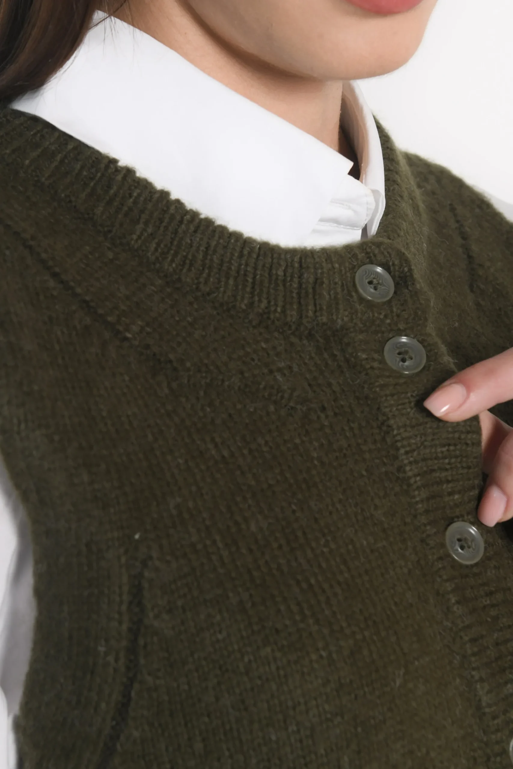 gilet_joana_kaki_4.webp KOOKAÏ GILET JOANA Kaki Cheap