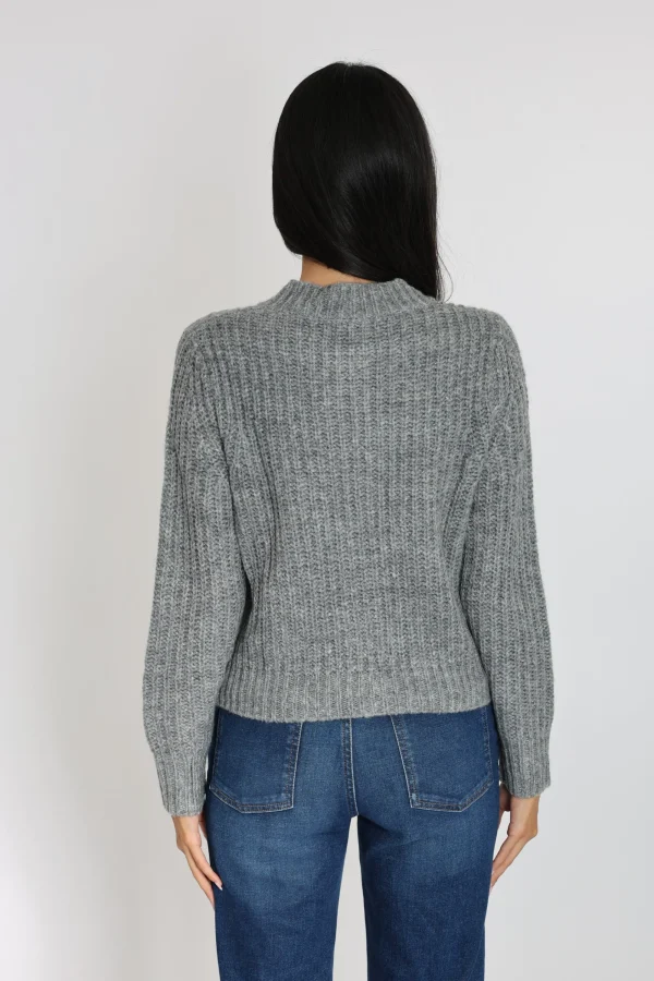 KOOKAÏ GILET LANA GRIS CHINÉ Grischine Best Sale