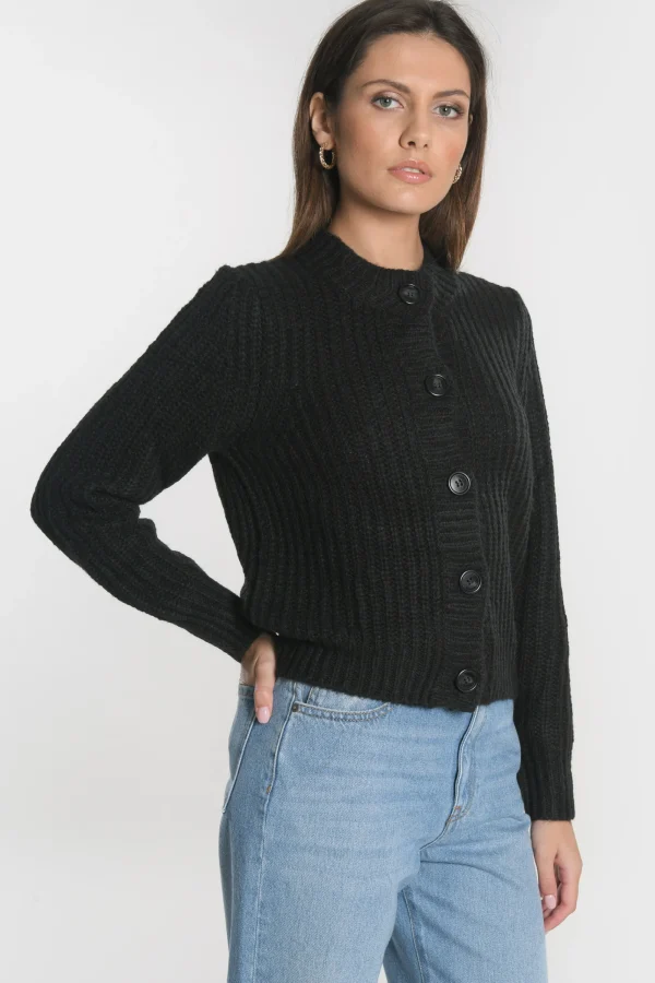 KOOKAÏ GILET LANA Noir Cheap