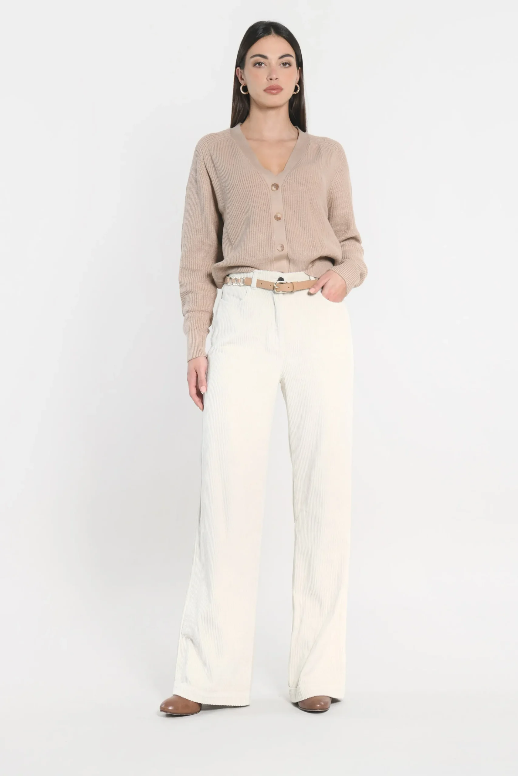 gilet_lou_camel_3.webp KOOKAÏ GILET LOU Camel Flash Sale