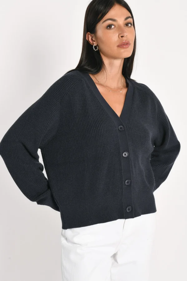 KOOKAÏ GILET LOU Navy Flash Sale