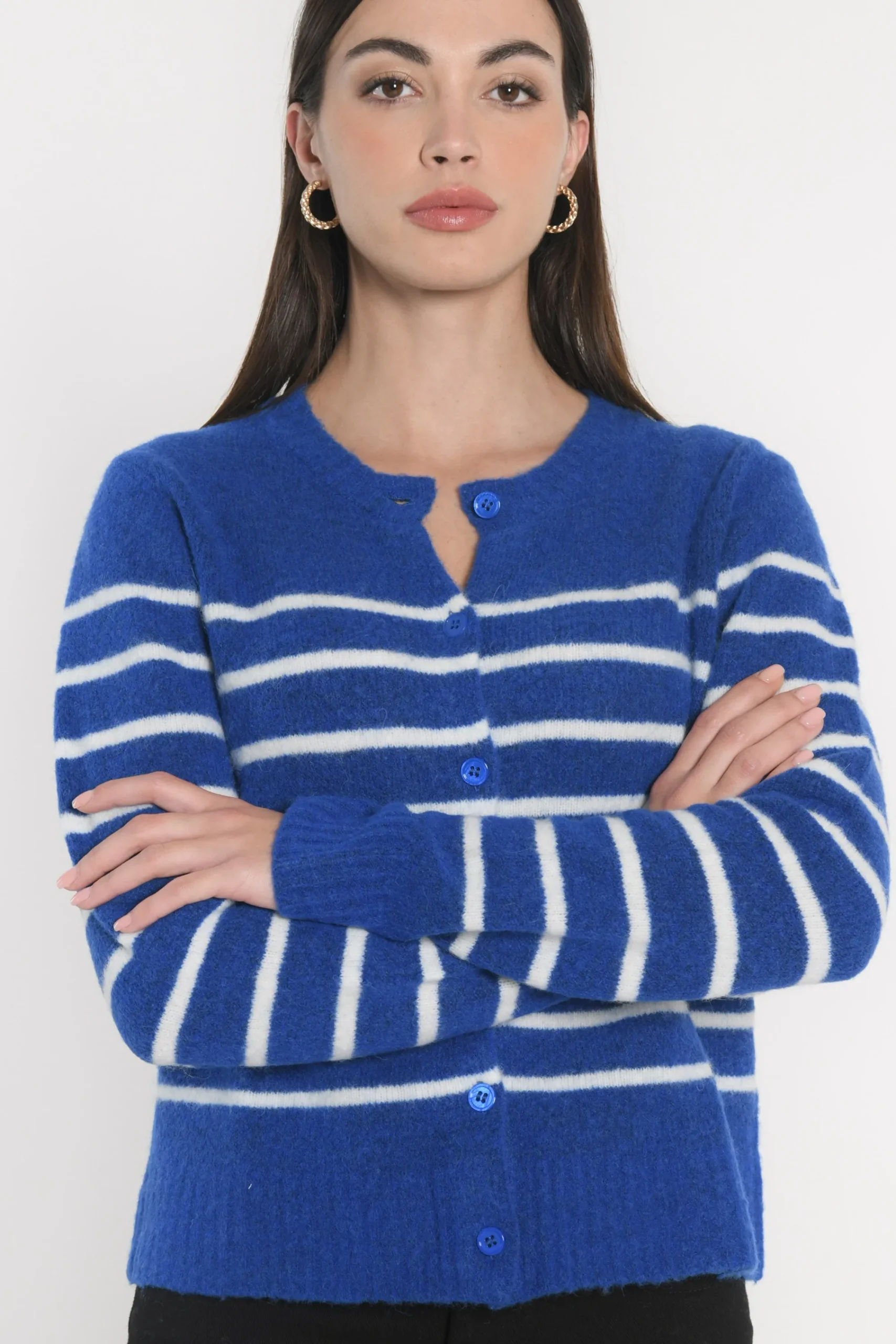 gilet_marinire_connie_cob_2.webp KOOKAÏ GILET MARINIÈRE CONNIE Cobalt/ecru Fashion