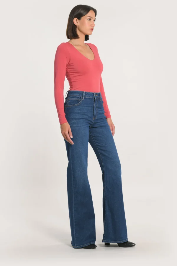 KOOKAÏ JEAN FLARE ANGELE DOUBLE STONE Doublestone Hot