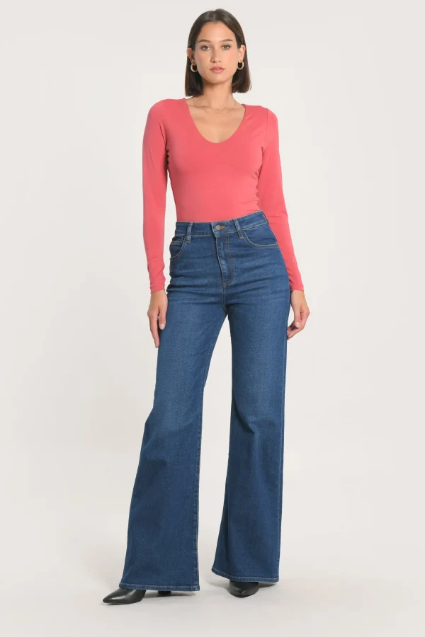 KOOKAÏ JEAN FLARE ANGELE DOUBLE STONE Doublestone Hot