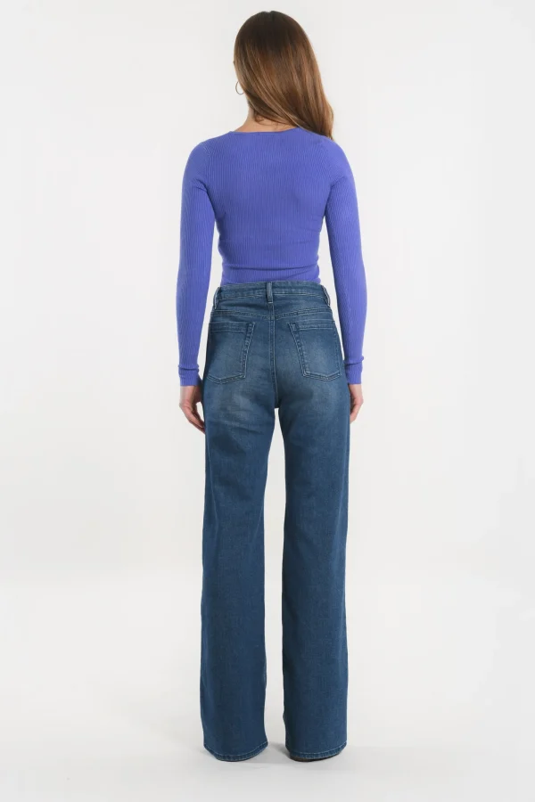 KOOKAÏ JEAN FLARE JENNY Stone Outlet