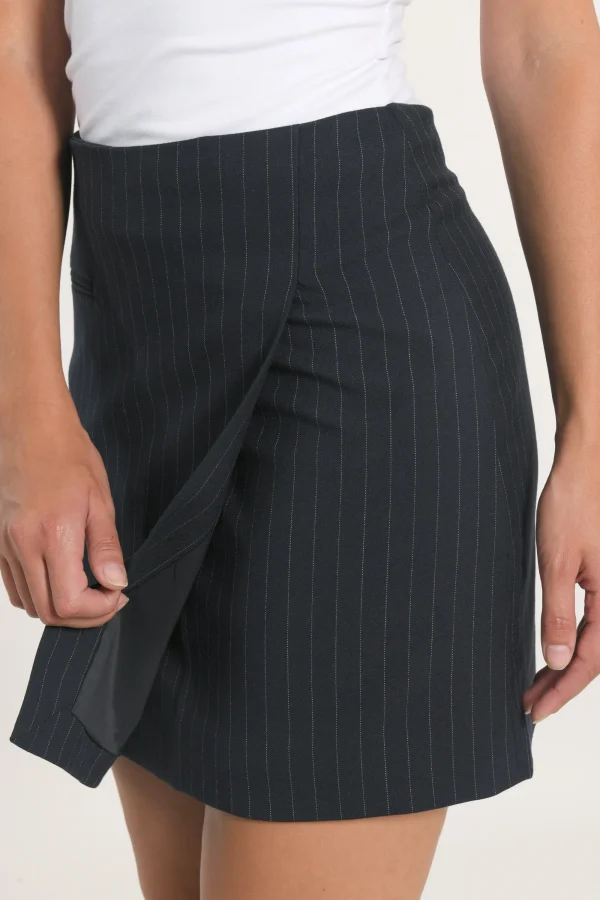 KOOKAÏ JUPE COURTE RAYURE TENNIS AUDREY Navy Shop