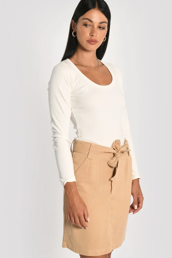 KOOKAÏ JUPE COURTE SUN Beige Best