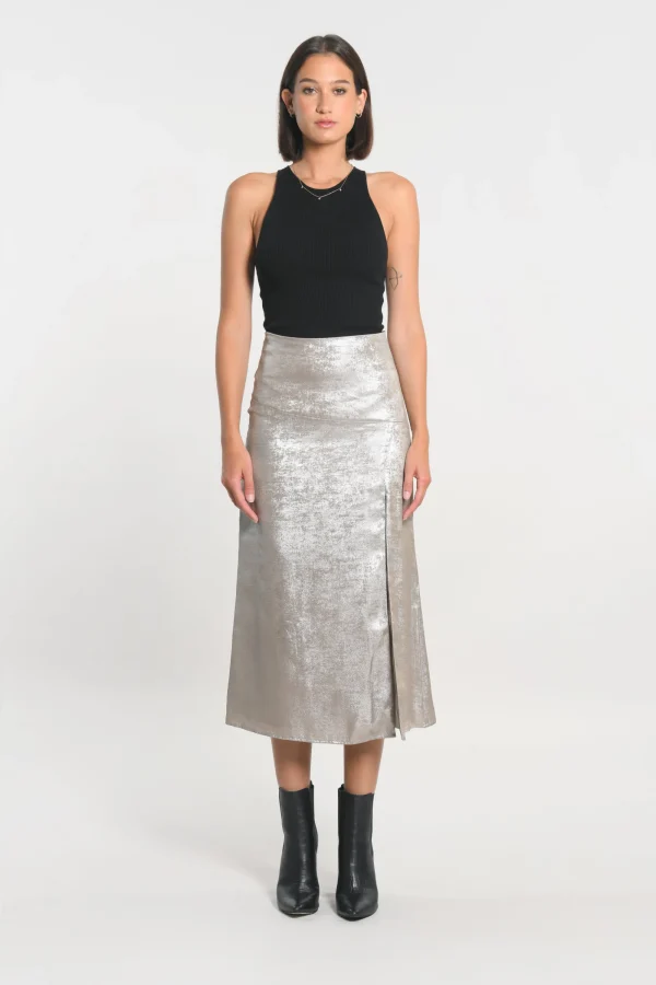 KOOKAÏ JUPE IRISÉE NATALIA Champagne Best Sale