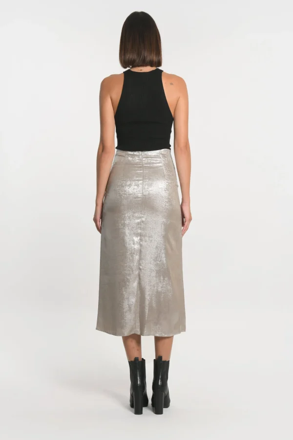 KOOKAÏ JUPE IRISÉE NATALIA Champagne Best Sale