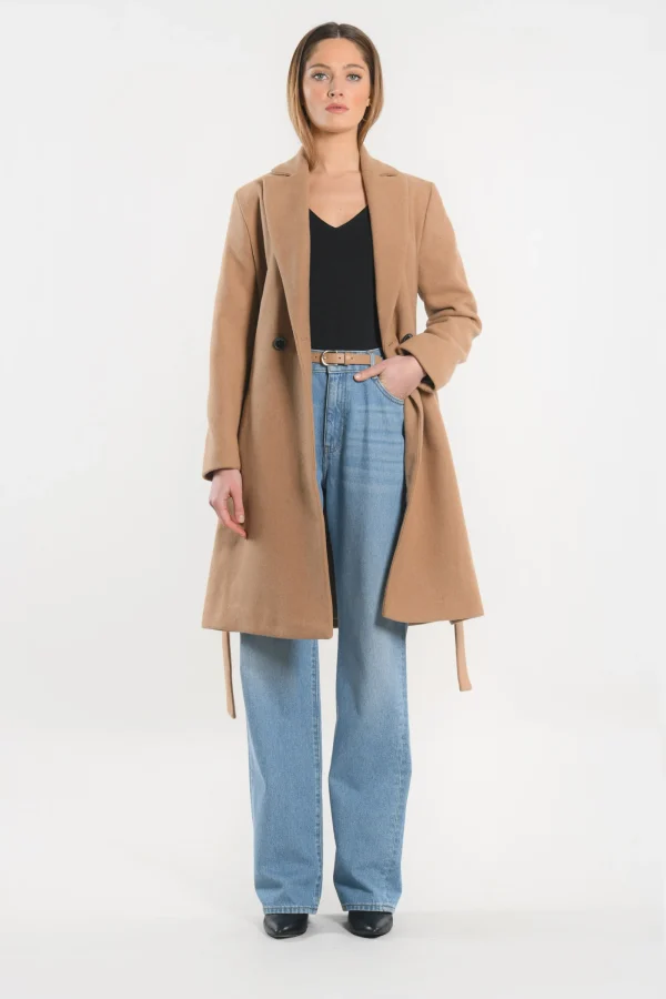 KOOKAÏ MANTEAU - CATHY - Camel Cheap