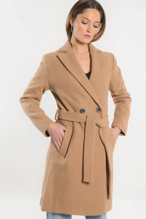 KOOKAÏ MANTEAU - CATHY - Camel Cheap
