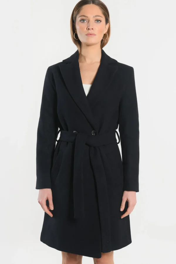 KOOKAÏ MANTEAU - CATHY - Navy Hot