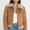 KOOKAÏ MANTEAU BLOUSON - VANESSA - Taupe Store