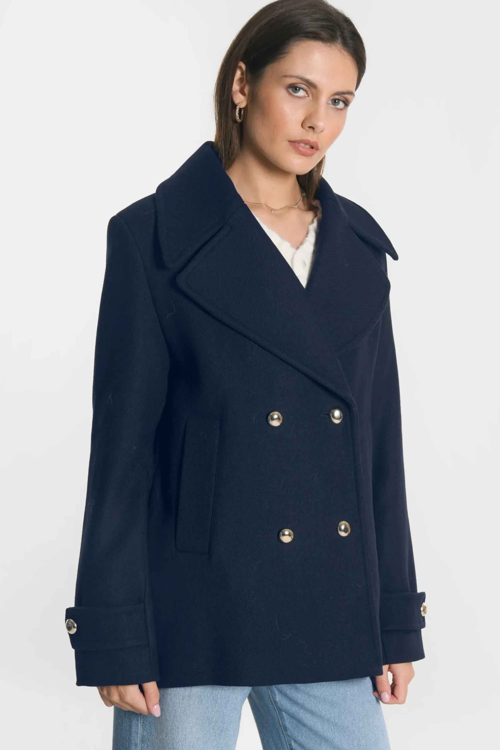 manteau_lennox_navy_1.webp KOOKAÏ MANTEAU LENNOX Navy Clearance