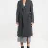 KOOKAÏ MANTEAU LONG - NAEL - Anthracite Fashion