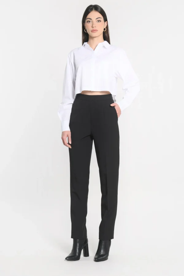 KOOKAÏ PANTALON CIGARETTE MATHILDA Noir Store