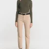 KOOKAÏ PANTALON CROPPED SPORTWEAR BRENDA Camel Cheap